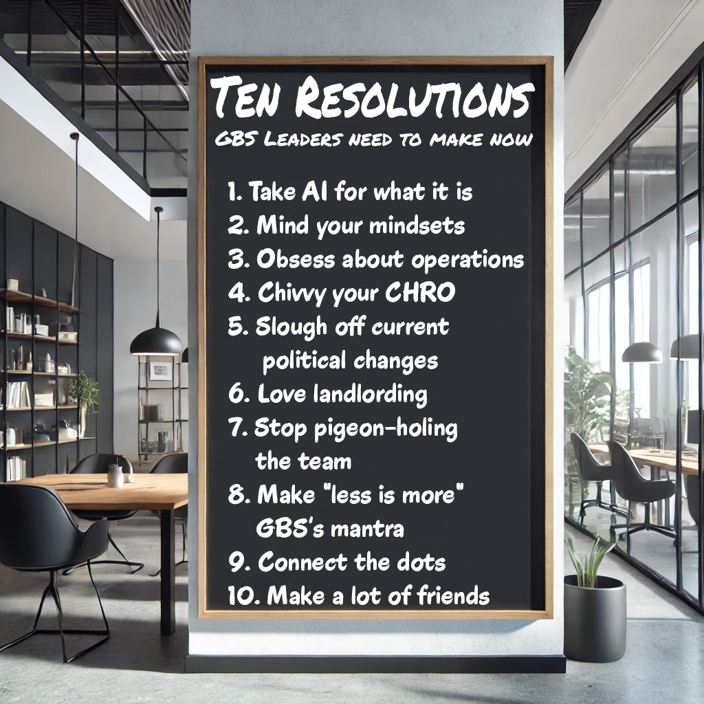 Ten resolutions GBS leaders need to make now