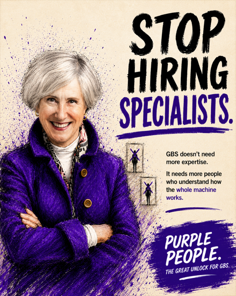 Stop hiring specialists: GBS doesn't need more expertise